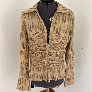 Vintage Silk Kay Unger Lady Blouse